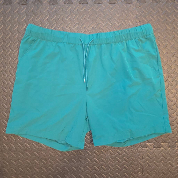 Men's Original Use Teal Swim Trunks XL - Picture 1 of 3